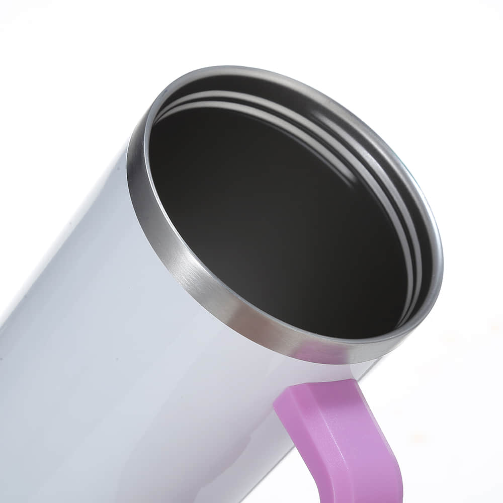 40oz Tumbler with with Handle and Straw and Detachable Bluetooth- Speaker Stainless Steel