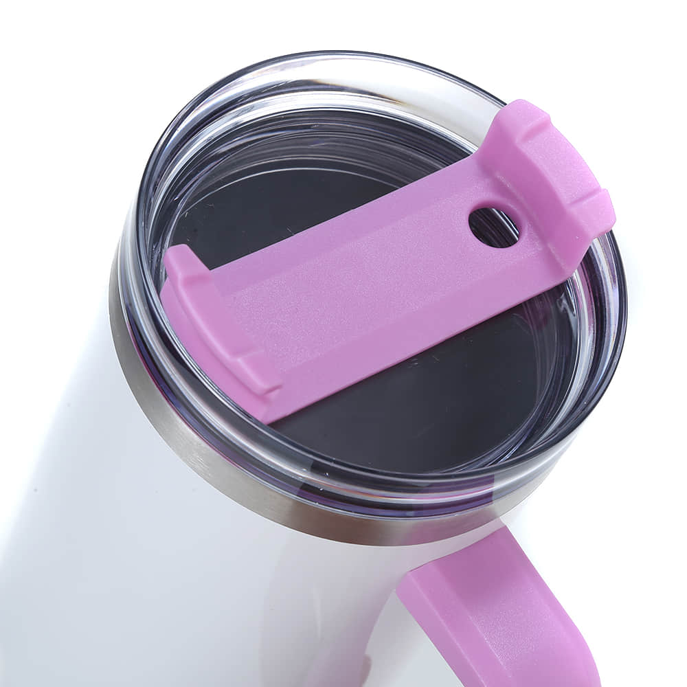 40oz Tumbler with with Handle and Straw and Detachable Bluetooth- Speaker Stainless Steel