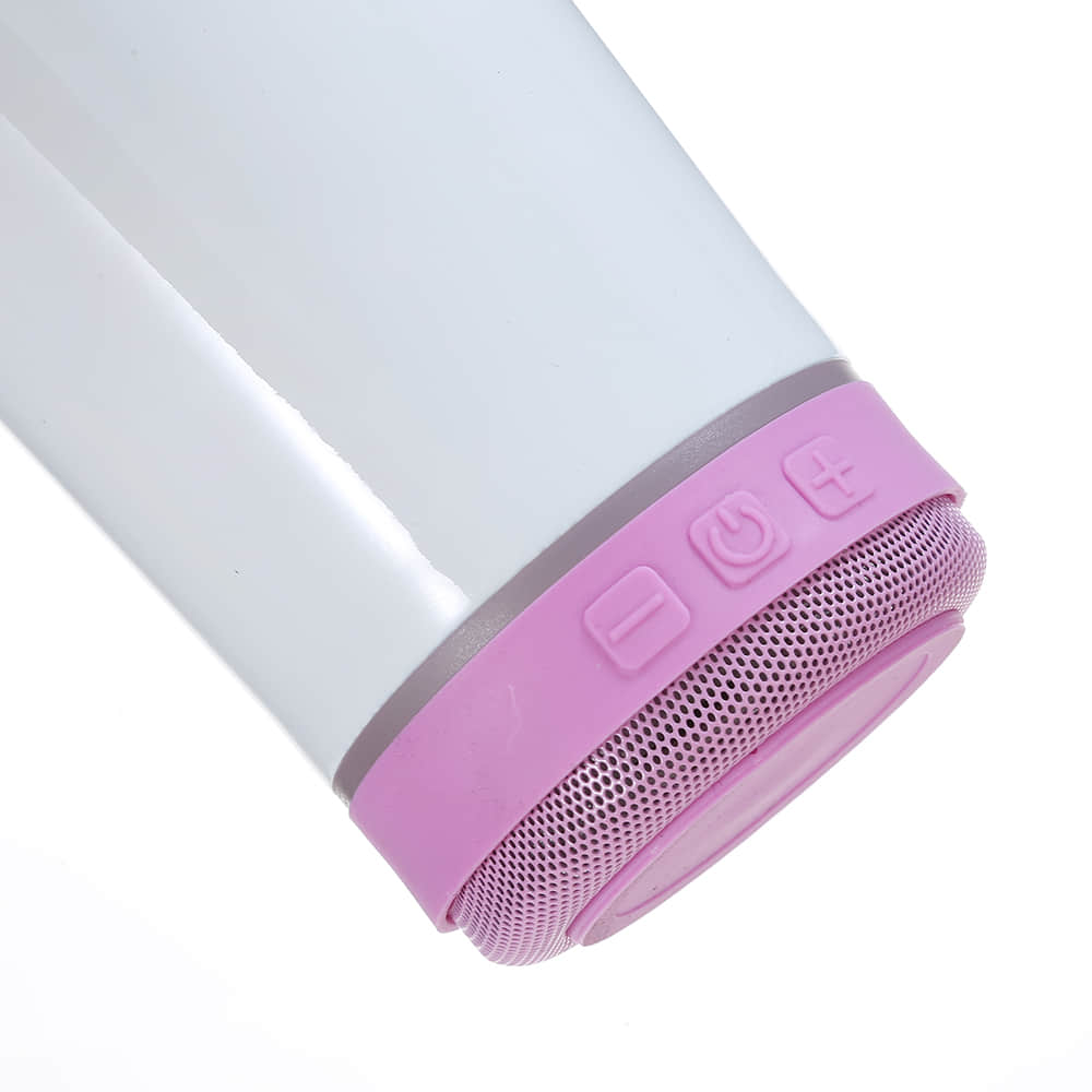 40oz Tumbler with with Handle and Straw and Detachable Bluetooth- Speaker Stainless Steel