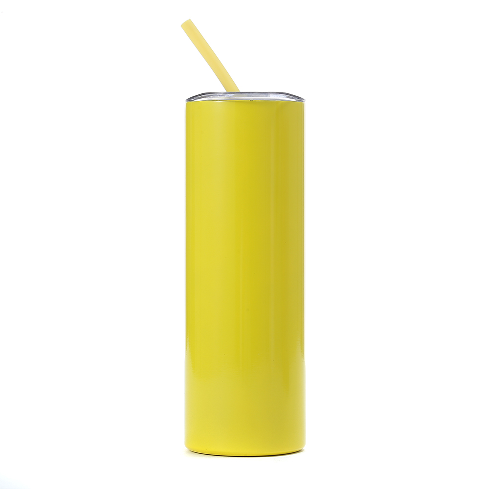 Wholesale 20oz Straight Thermos  Double Wall  Stainless Steel Cup with  Straw