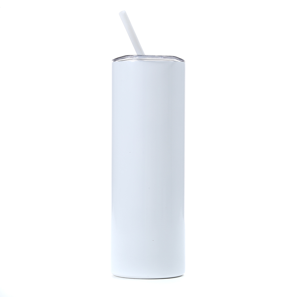 Wholesale 20oz Straight Thermos  Double Wall  Stainless Steel Cup with  Straw