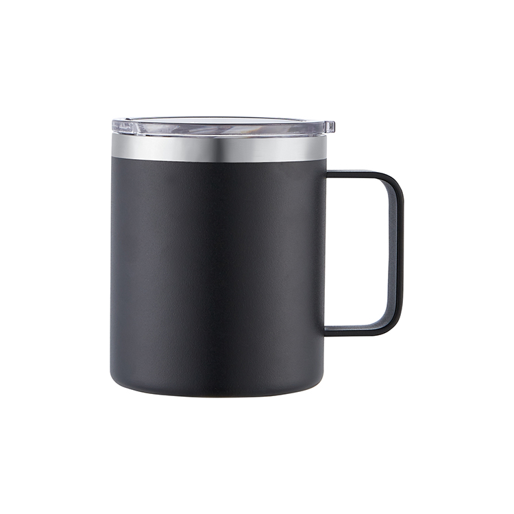 12oz Coffee Mug Double Wall Vacuum Insulated Cup Tumbler with Handle 