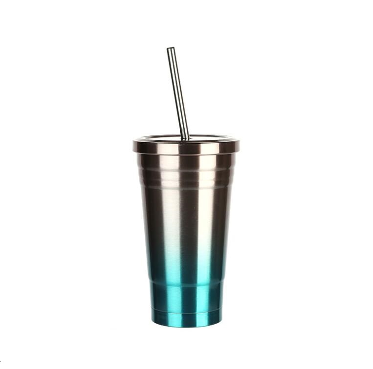 16oz Stainless Steel Coffee Cup Insulated Mug with Lid