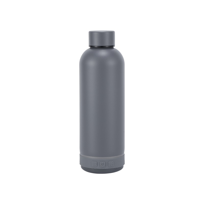14oz Double Wall Vacuum Insulated Water Bottle with Bluetooth Speaker 