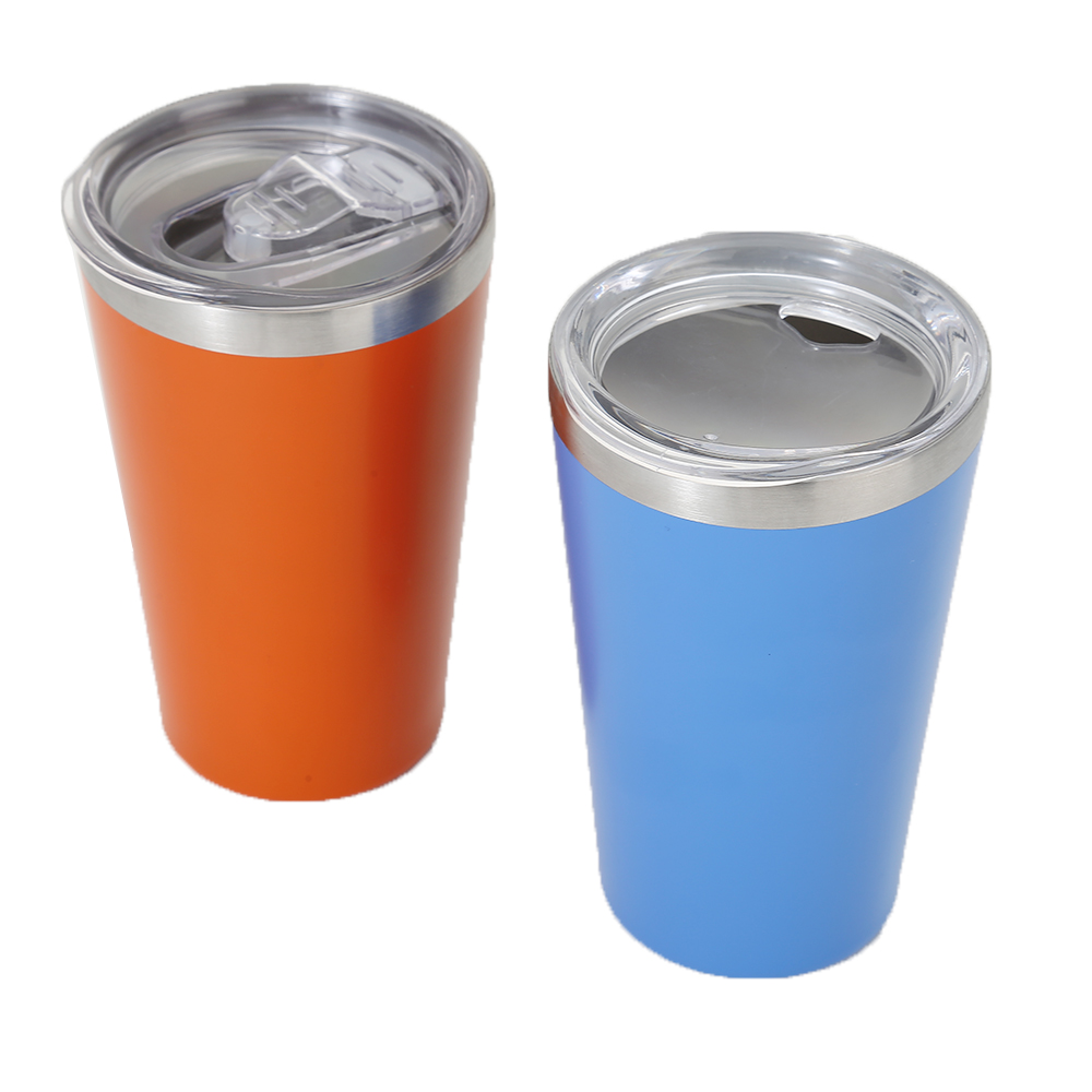 14ozDouble Wall Tumbler with Lid Stainless Steel Vacuum Insulated Coffee Mug 