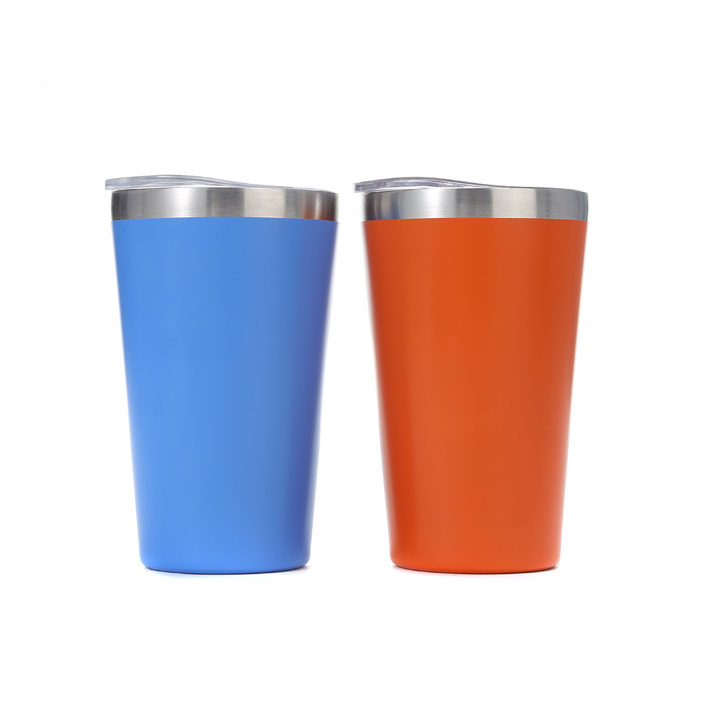 14ozDouble Wall Tumbler with Lid Stainless Steel Vacuum Insulated Coffee Mug 