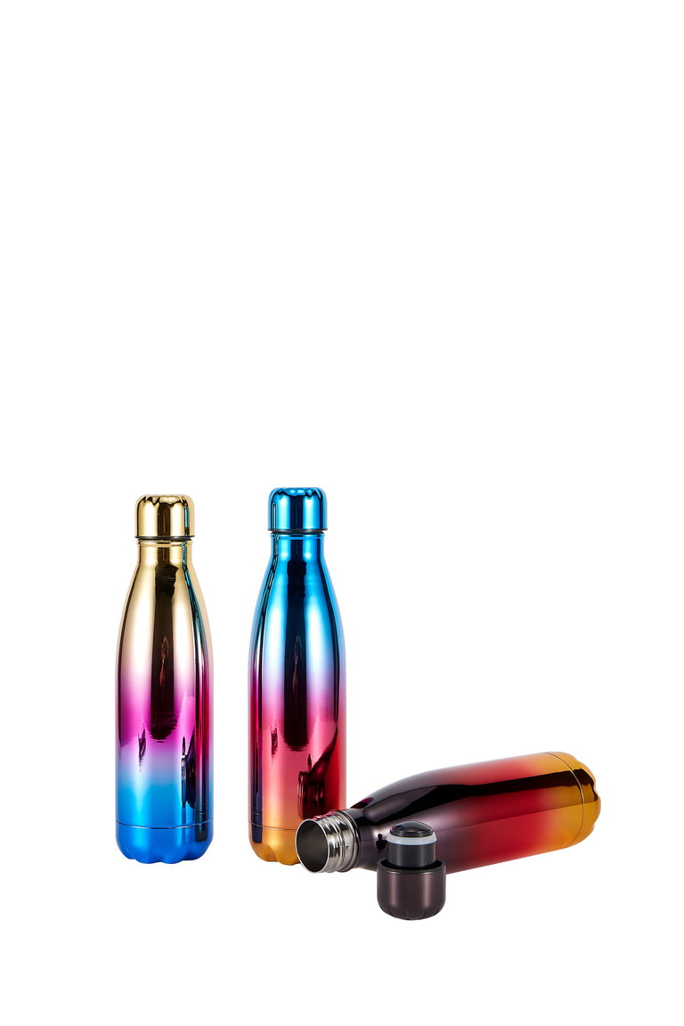 16oz Insulated Water Bottle Double  Wall Stainless Steel Vacuum Bottle for Outdoor Sports