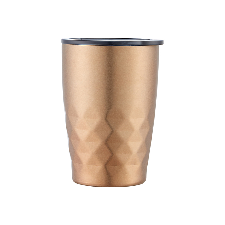 12OZ Stainless steel beer mug metal double layer Isolate heat water cup