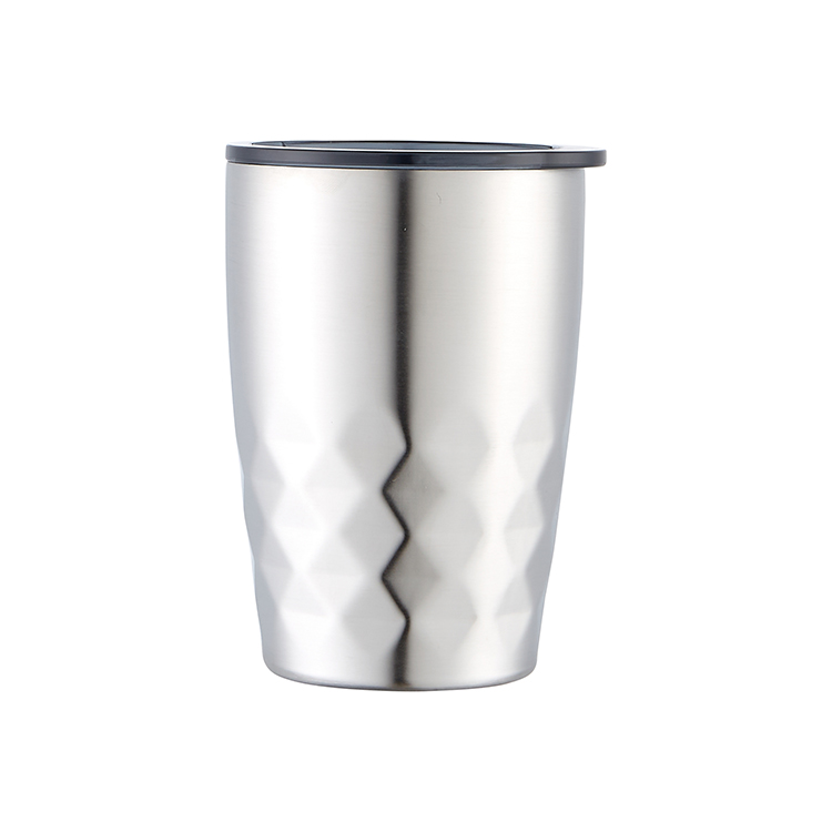 12OZ Stainless steel beer mug metal double layer Isolate heat water cup