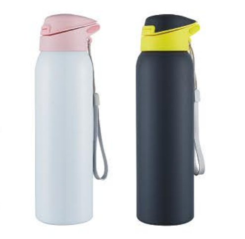 Stainless Steel Vacuum Cup Student Drinking Water Bottle Leak Proof Portable For College School