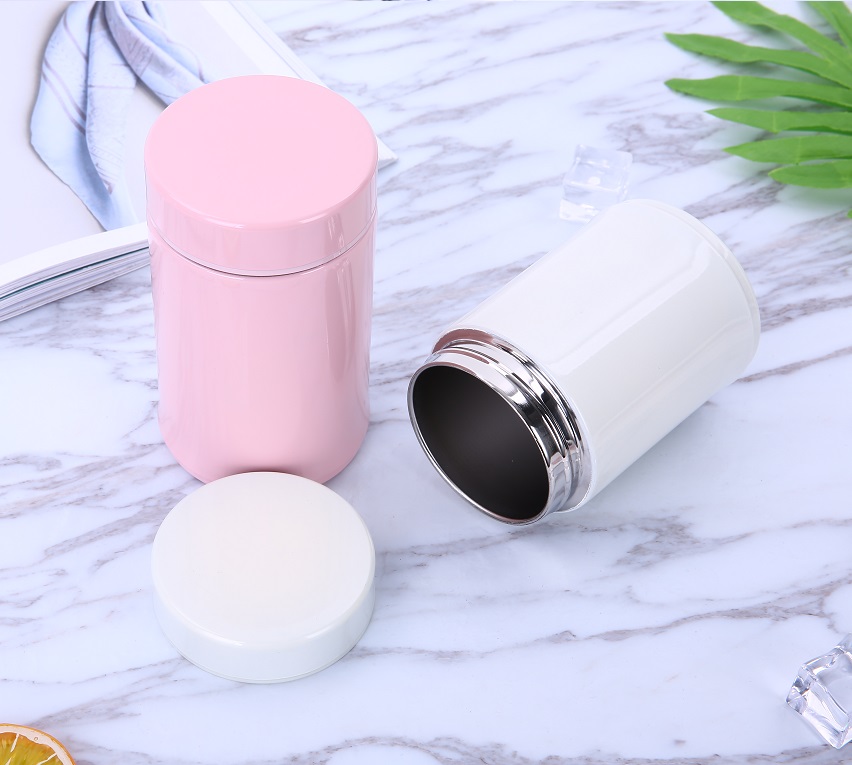350ML Stainless Steel Water Bottle for Hot and Cold Drinks Insulated Food Jar for Hot Food Good Seal